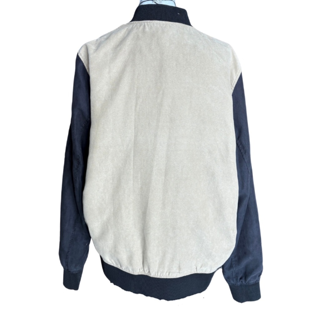 Civil Sektor Black & Beige Two-Tone Bomber Jacket Men’s M (Women’s L - Picture 3 of 9